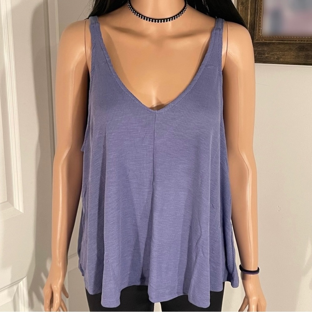 NWT FREE PEOPLE Dani Tank in Dusty Iris Purple - Medium